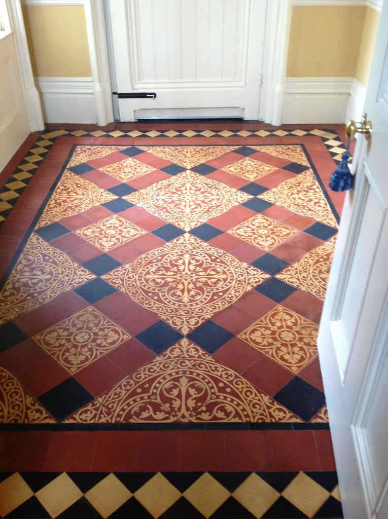 Victorian Tiled Floor Harston Completed 8