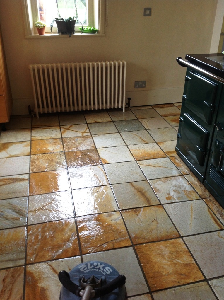 Harston Slate Tiled Floor Rinse 2
