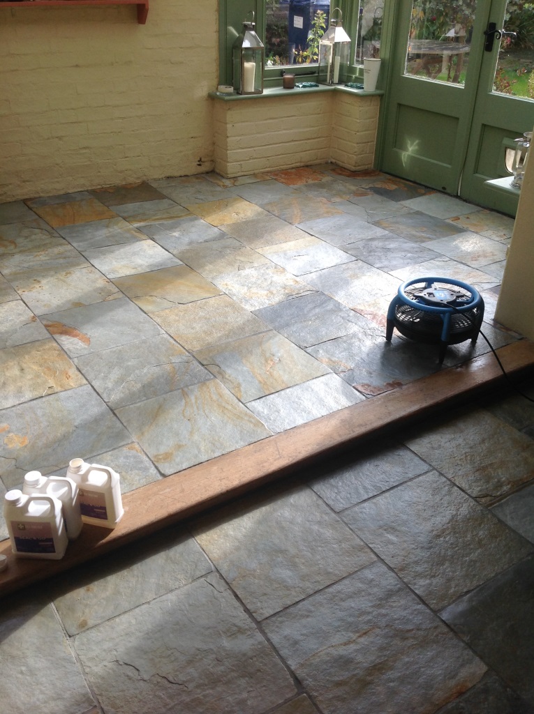 Slates Tiles Hemingford Grey After Cleaning